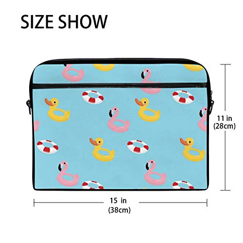 Sac ordinateur 14-15,4 pouces flamant rose chic