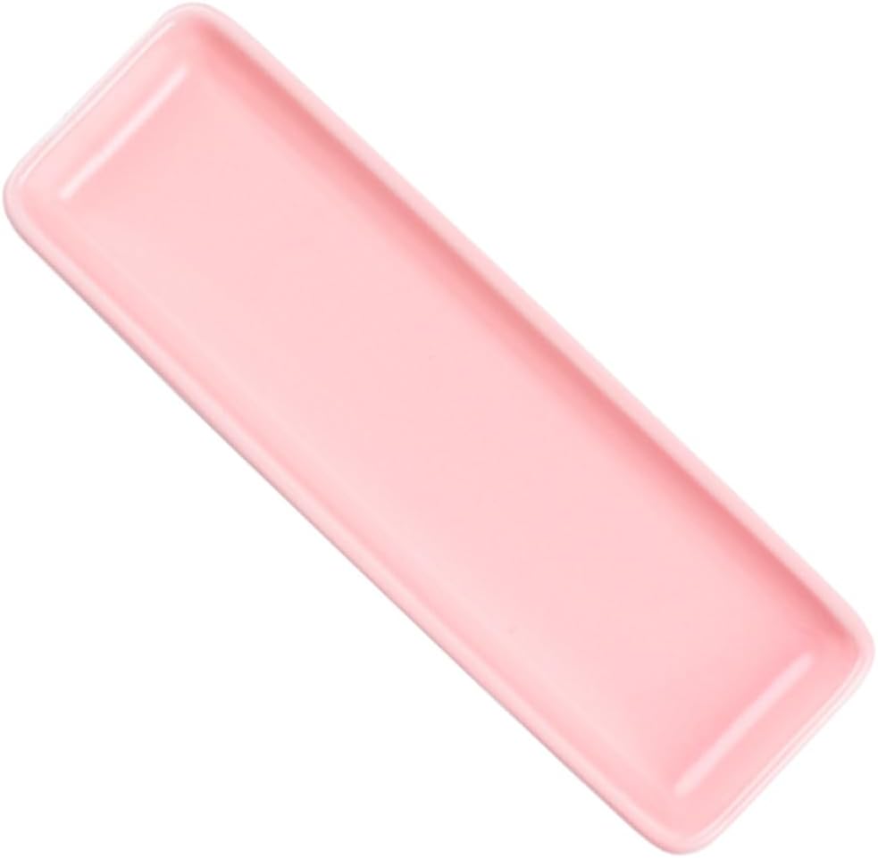 Plato Cerámica Sushi SUPVOX Rosa 23.8x7.8x2.4cm