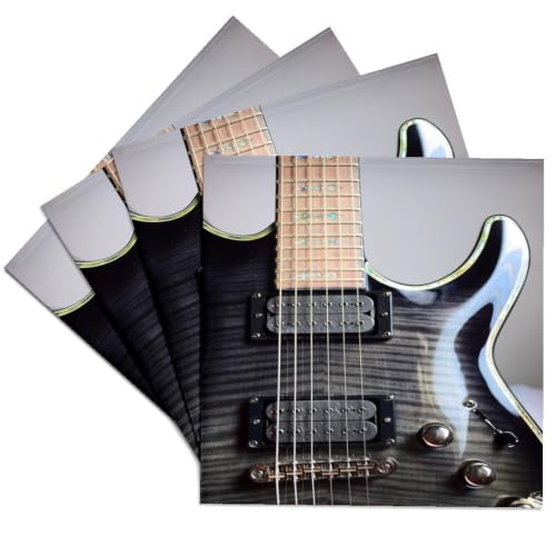3dRose Schechter Hellraiser Heavy Metal Set of 4 Ceramic Tile Coasters