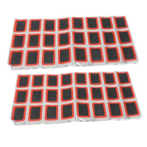 POPETPOP 2sheet Tire Patches Self Adhesive Inner Tube Repair Kit for Emergency Use Road Mountain Lightweight Portable Patch for Quick Tire Fixes