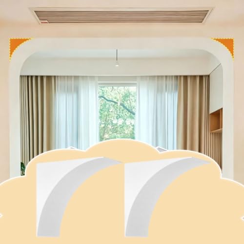 Moldura curva de espuma para arcos en puertas y decoración semicircular fácil de instalar
