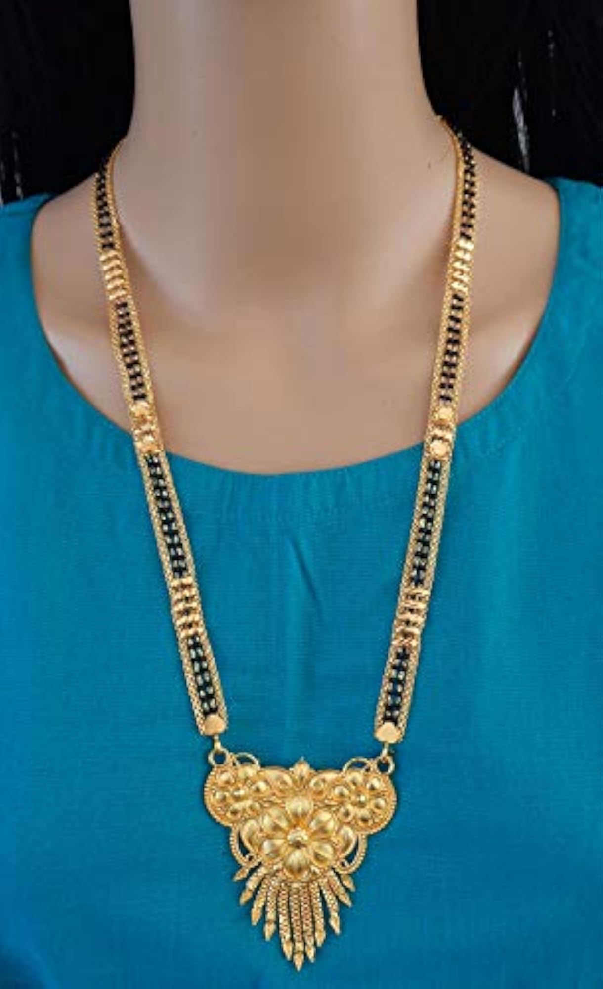 Women's Designer Traditional Gold Plated Mangalsutra