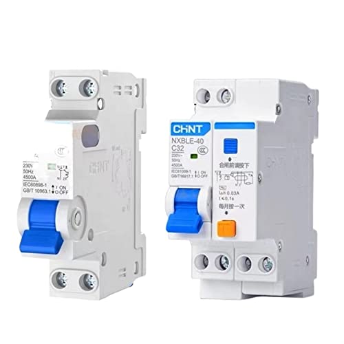 Disjoncteur de fuite miniature MCB NXB-40 ampérages variables pour réseau électrique 220V