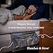 Houseify Slumber & Stow Hanging Bedside Caddy - 5 Pocket Bed Caddy Organizer for Tablets, Magazines, Phone, Glasses, Remotes & More - Ideal Storage For Dorm, Bedroom & Living Areas - 10