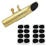 TSUOUKL16 Stück Mundstückkissen, Bissgummi Klarinette, 0.8mm Alt-Tenor-Saxophon-Klarinette-Mundstück-Kissen, für Anfänger, Saxophone und Klarinetten