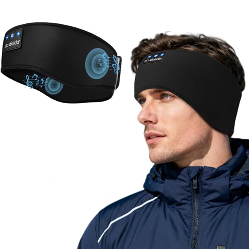 LC-dolida スリープヘッドホン Bluetooth 5.4 ヘッドバンドヘッドホン イヤホン ワイヤレス 睡眠マスク 睡眠 スポーツ ギフト ワークアウト ジョギング ヨガ 不眠症 飛行機旅行 瞑想用
