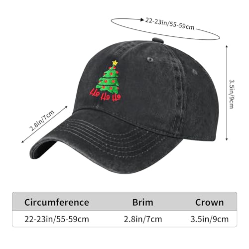 GardEssere Casquette de baseball de Noël brodée en coton avec lunettes de soleil motif Père Noël amusant pour adultes et enfants Noir, noir 3, Taille unique – vue 5