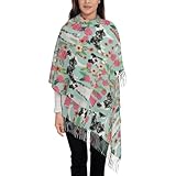 KazUp Border Collie Merle Azul Lindo Collie Merle Azul, Bufanda para mujer grande con tacto de cachemira suave, chales, estola ligera, 192x75 cm