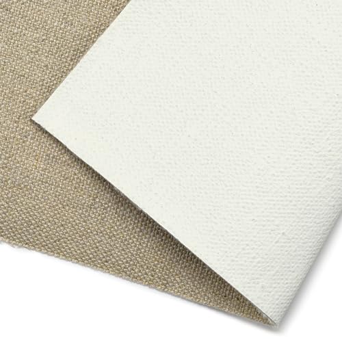 Claessens Universal Primed Linen Rolls - Professional Quality Handcrafted Universal Primed Linen Canvas Rolls for All Wet Media - [Medium - #166 - 82