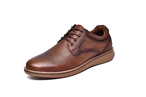 Arkbird Mens Casual Dress Shoes Mens Dress Sneakers Leather Shoes Business Casual Shoes Men Brown Shoes2
