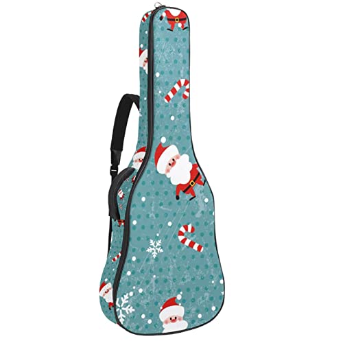 Sac à dos guitare acoustique imperméable panda et feuilles tropicales