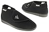 Dunlop Mens Adjustable Quick Easy Touch Fastening Orthopaedic Boot Slippers - Washable Hook and Loop Cosy Winter Bootie Slippers Men Size 9 UK Black #3