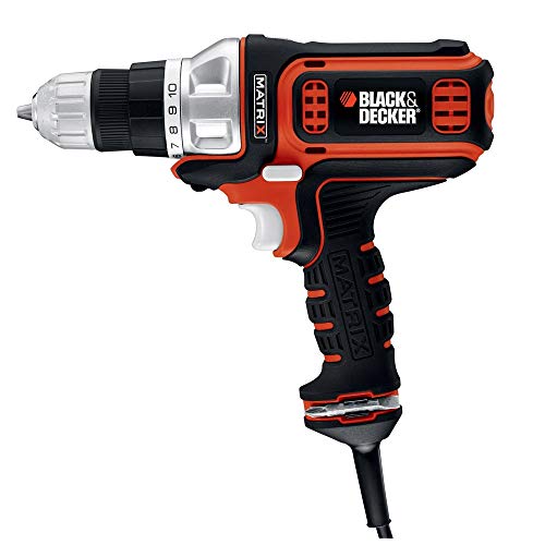 Black+Decker - Taladro eléctrico, 3/8 de pulgada, 4 amperios