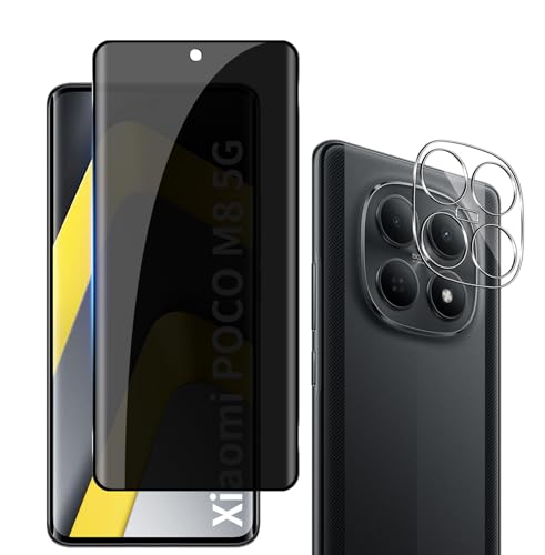 �y1+1���Z�b�g�zFor Xiaomi POCO M8/Redmi Note 15 5G �t�B���� �`�����h�~ �����K���X Ubefuu �v���C�o�V�[�ی� �ϏՌ� �w��h�~ �h�� �C�A�h�~ Xiaomi POCO M8/Redmi Note 15 5G ��