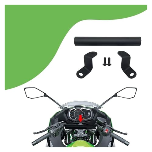 Plaque navigation GPS Ninja 400 support smartphone pour moto Kawasaki