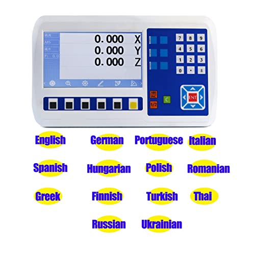Multi-Language LCD DRO YH800 Digital Readout 2 axis miniatura 6