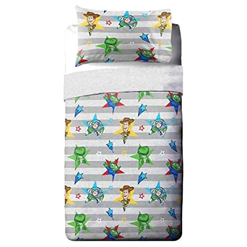 Official Disney Toy Story Teddy Fleece Single Duvet Cover & Pillowcase Bedding Set Super Soft & Warm Childrens Cover