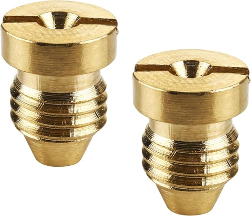 M MINGLE Lot de 2 embouts de buse à orifice pour canon à mousse, buse filetée de rechange haute pour lance à mousse neige, 1,1 mm
