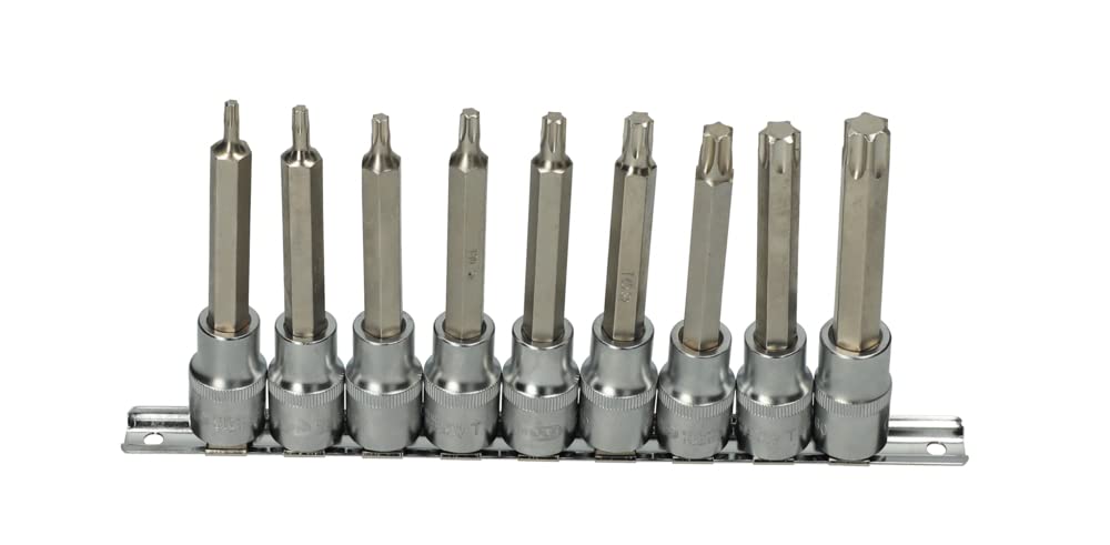 Douilles tournevis torx 1/2 KS Tools 922.1838 rail embouts longs T20 T30 T40 T50 T60