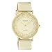 Produktbild Oozoo Flache Vintage Damenuhr mit Lederband und glänzenden Elementen im Ziffernblatt 40 mm, C20126 - Gold/Gold/Gold, Riemen