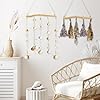 Frandilo 2Pcs 15inch Driftwood Wall Hanging Jewelry Hanger, Natural Driftwood Decorative Branches Farmhouse Vintage Wooden Hook, Drift Wood Pieces for Crafts Jewelry Organizers (COLOR:nature) #5
