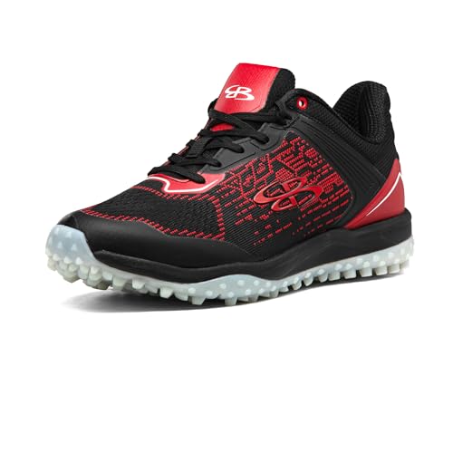 Boombah Viper Pureknit Women's Turf - Status - Black/Red - Size 8.5