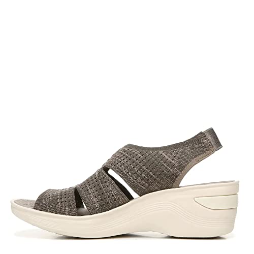 Bzees Mens Double Up Wedge Heeled Sandal, Morel, 10 Us #TOP4