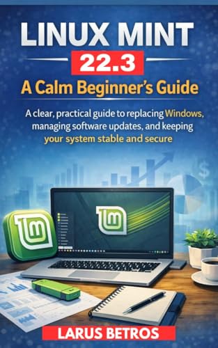 LINUX MINT 22.3 A CALM BEGINNER’S GUIDE: A clear, practical guide to replacing Windows, managing software updates, and keeping your system stable and secure