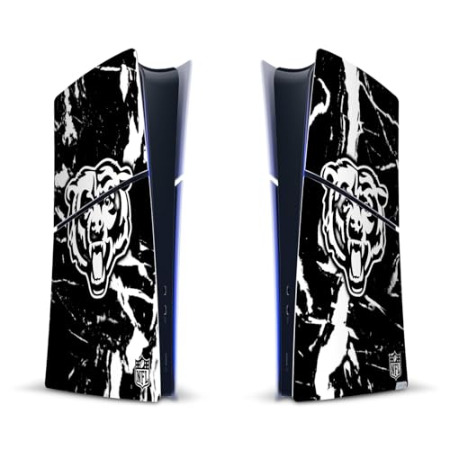 Vinyle Chicago Bears PS5 Slim Digital pour protéger la console contre les rayures
