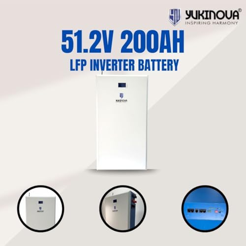 Image of 51.2V 200Ah Lithium Battery | 10.24kWh LiFePO4 | Solar Inverter, Home Backup, EV, Industrial Energy Storage | Fast Charging | High Safety