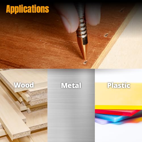 POWERTEC Conjunto de unhas de cabeça dupla, sem martelo, conjunto de unhas com mola de 1/81.3 cm e 1