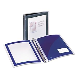 Avery Flexi-View 1 Inch Binder, Black, 1 Binder (17686)