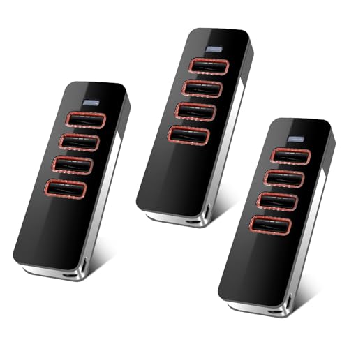 Mando a distancia para puerta, paquete de 3 universales, mando a distancia para garaje de 868 MHz, 4 canales, mando a distancia para Sommer-868,80-868,95 MHz (incluye 3 pilas adicionales)