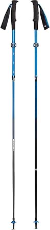 Black Diamond Distance Carbon FLZ Trekking and Running Poles, Pair of Foldable, Ultra Lightweight, Adjustable Length Carbon Fiber Hiking Poles