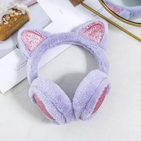 CongTil Cute Cat Earmuffs Cover