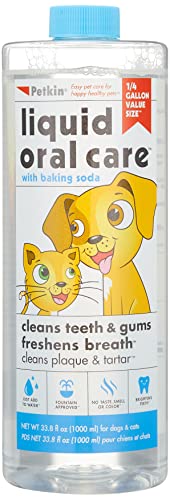 Petkin Pet Liquid Oral Care - 1/4 Gallon