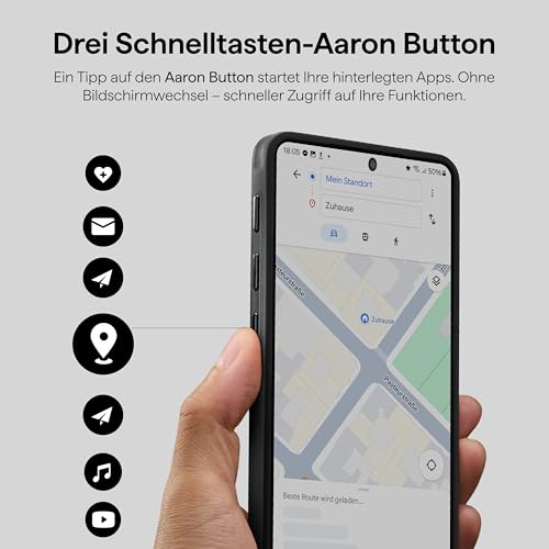 pitaka Vollschutzhülle für Galaxy S26 Ultra aus Aramidfaser Schwarz/Grau – Ansicht 5