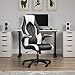 OFM ESS Collection High-Back Racing Style Bonded Leather Gaming Chair, in White (ESS-3086-WHT)