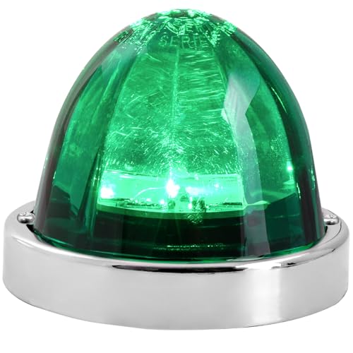 Lámpara LED Grand General 81617 verde de 3.5" para camiones y remolques