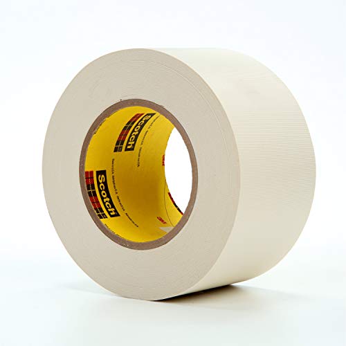 Image of 3M 03019-case Tape 3 /4 inch x 60 yd. 8.3 mil, 48 Per Case, 365, GLASS Cloth, White (Pack of 48)
