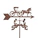 EZ Vane EZ1509-PT Doctor Horse & Buggy Weathervane with Post Mount
