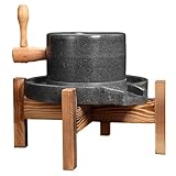 【Facile à utiliser et à nettoyer】：L'ouverture d'alimentation élargie et la poignée ergonomique facilitent l'ajout de grains, il suffit de la tourner dans le sens inverse des aiguilles d'une montre pour obtenir des ingrédients frais. Il a une surface lisse qui n'abrite pas facilement la saleté. Il suffit de rincer à l'eau.