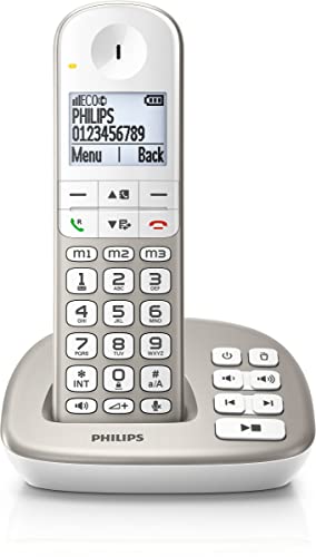 Philips D2652B01 Dual Téléphone Résidentiel avec Répondeur Écran de 1 6 Pouce Répertoire Reconnaissance des Numéros Numérotation Rapide - vue 10