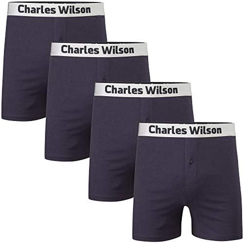 Charles Wilson Men's 6 Pack Loose Fit Boxer Shorts