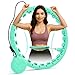 JLoibao Cerchio Hula ponderato con 24 maglie (132 cm) per dimagrire per adulti, cerchio infinito di grandi dimensioni, attrezzatura per esercizi intelligenti per donne