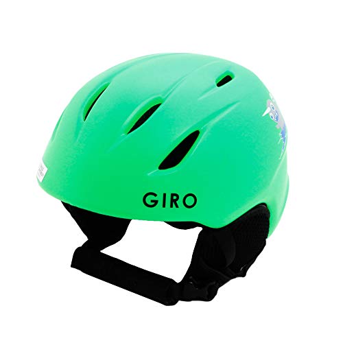 Casco Giro Lanzamiento para jóvenes esquiadores que buscan estilo verde mate en pistas