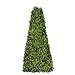 SunnyRoyal Topiary Trees Artificial Outdoor Boxwood Trees Highly Realistic Decorative Buxus Tower, UV Resistant Fake Tree for Home Garden/Indoor & Outdoor Use, 1 Piece