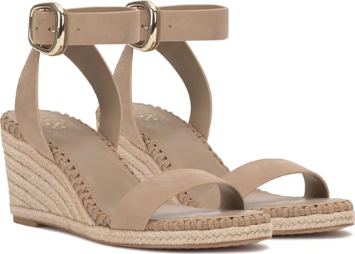 Image of Vince Camuto Fainel Ankle Strap Espadrille Wedge Sandals