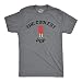 Crazy Dog Mens T Shirt Coolest Pop Fathers Day Tee Punny Humor Shirt Funny Dad Joke Tees World's Greatest Dad Popsicle Shirt Dark Heather Grey L