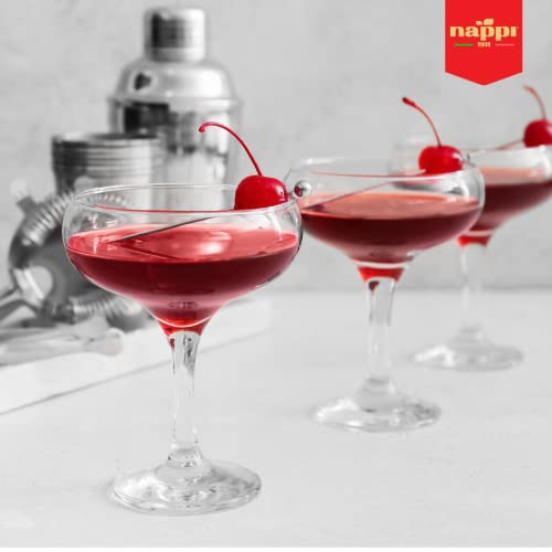 Nappi 1911, Maraschino Cocktail Cherries with Stem in Syrup, 13.76 oz (390 g) Jar, Product of Italy - Thumbnail 6